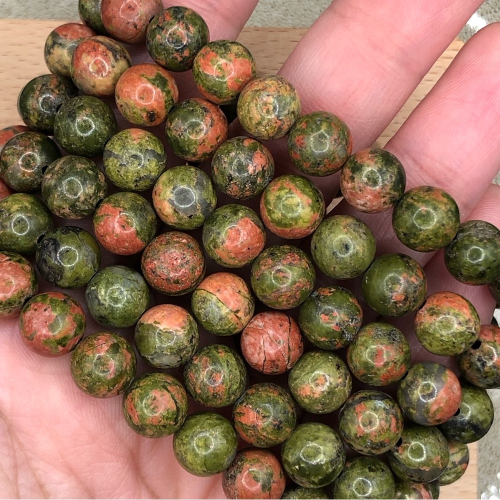 Unakite Gemstone Bracelet